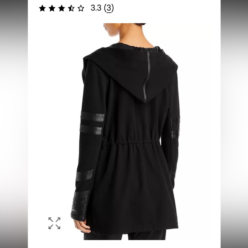 BLANC NOIR
Maitri Traveler Jac $200 black faux leather active casual spring - Picture 5 of 16